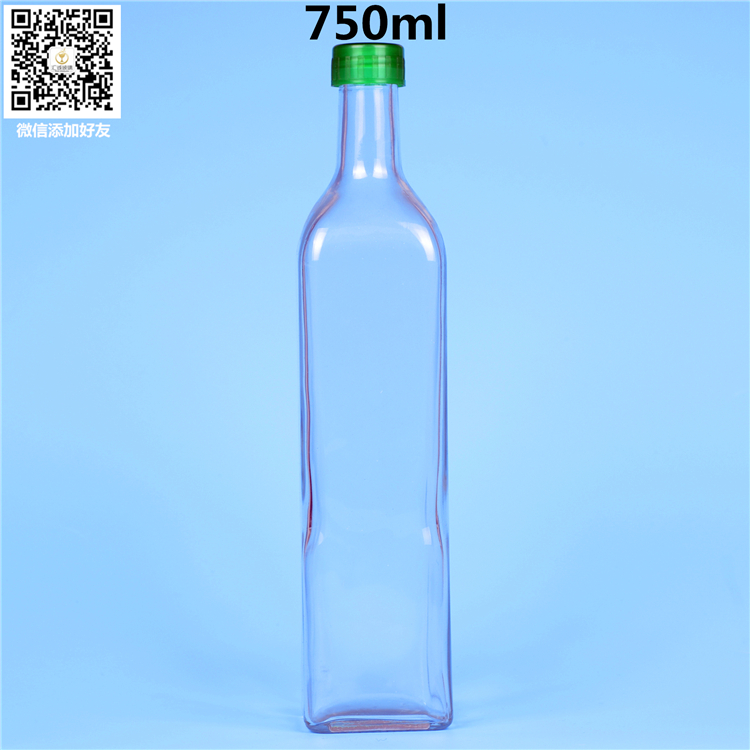 750ml方形橄榄油瓶